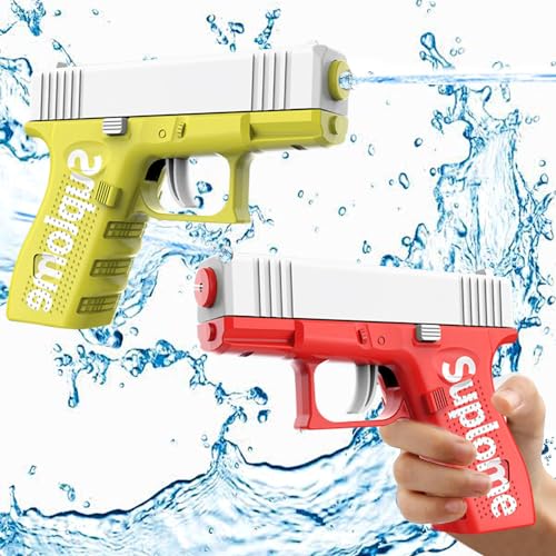 2 Stück Wasserpistole für Kinder,Wasser Spritzpistole Kunststoff,Premium Wasserpistolen Set,Wasserpistole Spielzeug für Kinder,Wasser Spritzpistole für Sommerpartys im Freien von Anyingkai