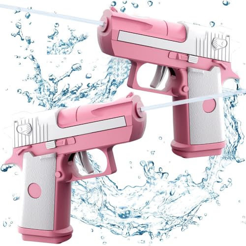 2 Stück Wasserpistole für Kinder,Wasser Spritzpistole Kunststoff,Premium Wasserpistolen Set,Wasserpistole Spielzeug für Kinder,Wasser Spritzpistole für Sommerpartys im Freien von Anyingkai