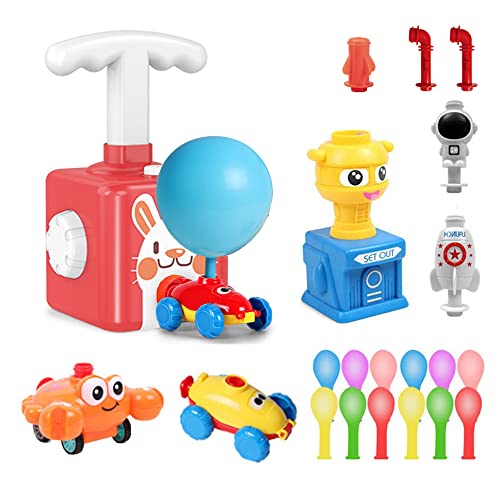 Anyingkai Ballon Auto Spielzeug,Kinder Ballon Auto Spielzeug,Balloon Powered Car Balloon Launcher Toy,Auto Ballonantrieb,Umweltschutzmaterial Wiederverwendbar von Anyingkai