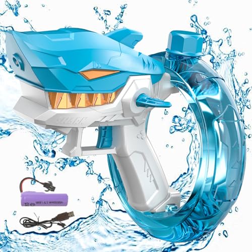 Anyingkai Elektrische Wasserpistole mit Automatischer Wasseraufnahme,Wasserpistole Elektrisch Erwachsene,Automatische Wasserpistole Elektrisch,Spritzpistole Wasser Elektrisch für Kinder (Hi-Blau) von Anyingkai