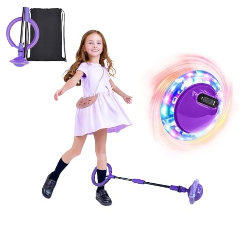 Kinder Blinkender Springring Fußkreisel mit Zähler,Swing Wheel mit Lichtrad,Blinkender Sprungball,Faltbarer Ankle Skip Ball,Jumping Ball and Skipping Rope,Sport Sprungball,Springspiele für Kinder Kinder Blinkender Springring Fußkreisel mit Zähler,Swing Wheel mit Lichtrad,Blinkender Sprungball,Faltbarer Ankle Skip Ball,Jumping Ball and Skipping Rope,Sport Sprungball,Springspiele für Kinder von Anyingkai