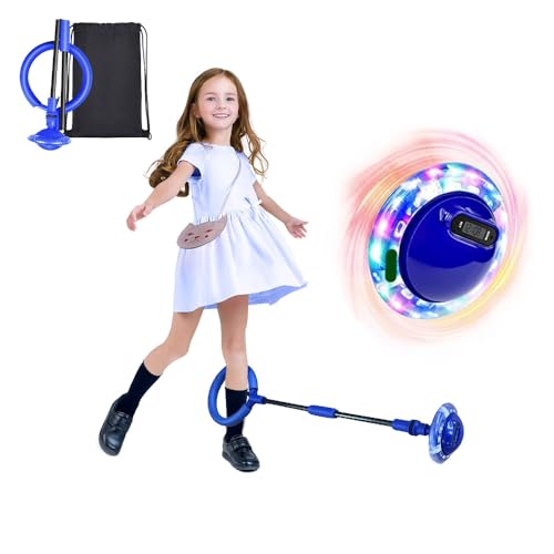 Kinder Blinkender Springring Fußkreisel mit Zähler,Swing Wheel mit Lichtrad,Blinkender Sprungball,Faltbarer Ankle Skip Ball,Jumping Ball and Skipping Rope,Sport Sprungball,Springspiele für Kinder Kinder Blinkender Springring Fußkreisel mit Zähler,Swing Wheel mit Lichtrad,Blinkender Sprungball,Faltbarer Ankle Skip Ball,Jumping Ball and Skipping Rope,Sport Sprungball,Springspiele für Kinder von Anyingkai