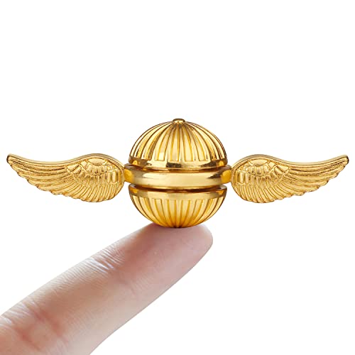 GOLDEN Handkreisel Fidget Spinner Hand Spielzeug Special Hochleistungs Kugellager Anti Stress Kinder Zappeln Finger Spinner Legierung Kleines Infinity Cube Fokus Gyro Stressabbau Anti Angst von Anzmtosn