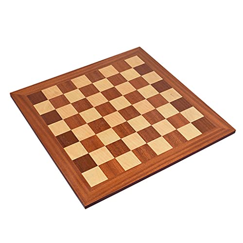 Handgefertigte Schachfigur, handgefertigtes Schachbrett aus Holz, nur rechtwinkliges Schachbrett – Schachbrett für Schachbrettspiele, mehrere Größenoptionen, 15–21 Zoll, Schachspiel in Spielzeug von AoBloom