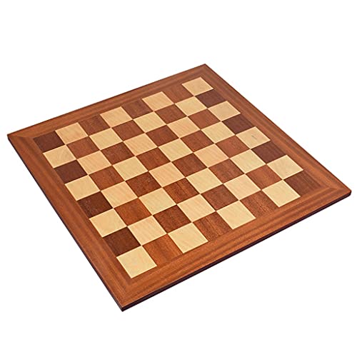 Handgefertigte Schachfigur, handgefertigtes Schachbrett aus Holz, nur rechtwinkliges Schachbrett – Schachbrett für Schachbrettspiele, mehrere Größenoptionen, 15–21 Zoll, Schachspiel in Spielzeug von AoBloom