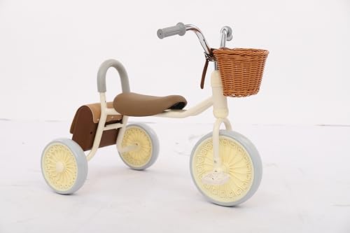 Kinder Dreirad Baby Born Dreirad Mit Schubstange Stange Zusammenklappbar Dreiräder Elektro Kinderspielzeug Für 2-6 Jahre Klappbares Kleinkind Tricycle von Aohuada