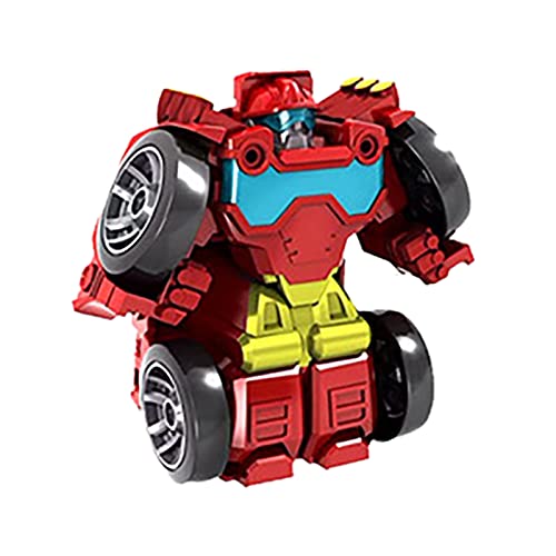 Magnetische Transformers Spielzeug für Kinder Verformung Roboter Feuerwehr Drehleiter Lastwagen Auto Spielzeugset mit Aufbewahrungsbox Roboter Spielzeug Bausteine Geschenk für 3+ Jungen Mädchen (SB) von Aoklidil