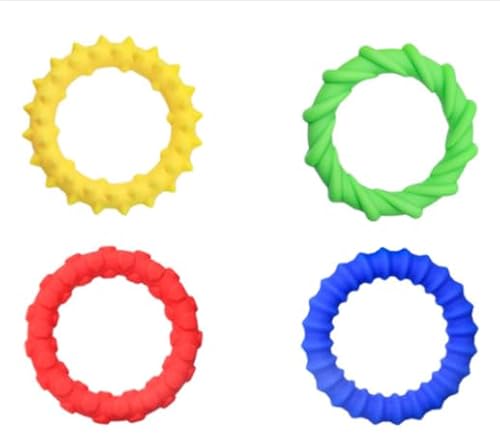 Aolso Sensorischen Armbänder, 4 Stück Wristband Fidget Dekompression Spielzeug Emotional Beruhigendes Spielzeug Stressberuhigendes Spielzeug Für Kinder Erwachsene von Aolso