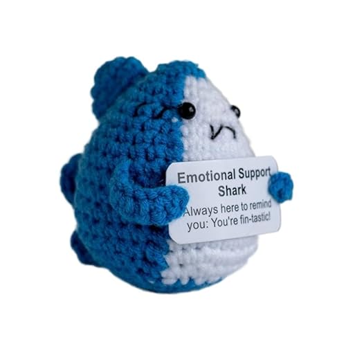 Aomhrek Häkelhai, Emotional Support Plushies, Emotional Support, Gehäkelte Kuscheltiere von Aomhrek