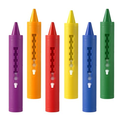 Aomig Badewannenstifte Kit 6 Farben Abwaschbare Bath Crayons Leuchtende Farben Badefarben Badespielzeug Sicher und Ungiftig Leicht zu Reinigen Badestifte für Kinder Badewanne Keramikoberflächen (6Pcs) Aomig Badewannenstifte Kit 6 Farben Abwaschbare Bath Crayons Leuchtende Farben Badefarben Badespielzeug Sicher und Ungiftig Leicht zu Reinigen Badestifte für Kinder Badewanne Keramikoberflächen (6Pcs) von Aomig