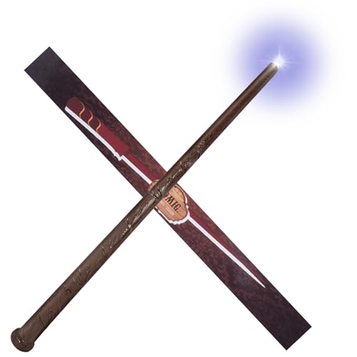 Aomig Zauberstab Kinder Leuchtend Zauberer Zubehör Jungen Mädchen Magischer Zauberstab mit Licht und Sound Leuchtzauberstab für Zauberer Zauberlehrlinge Kostümzubehör Halloween Karneval (A-Hellbraun) Aomig Zauberstab Kinder Leuchtend Zauberer Zubehör Jungen Mädchen Magischer Zauberstab mit Licht und Sound Leuchtzauberstab für Zauberer Zauberlehrlinge Kostümzubehör Halloween Karneval (A-Hellbraun) von Aomig