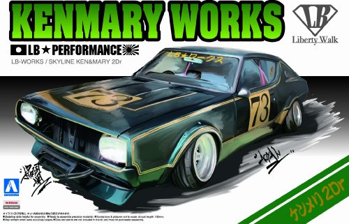 1/24 wandle Serie No.02LB Works Kenmeri 2Dr (Japan Import / Das Paket und das Handbuch werden in Japanisch) von Aoshima