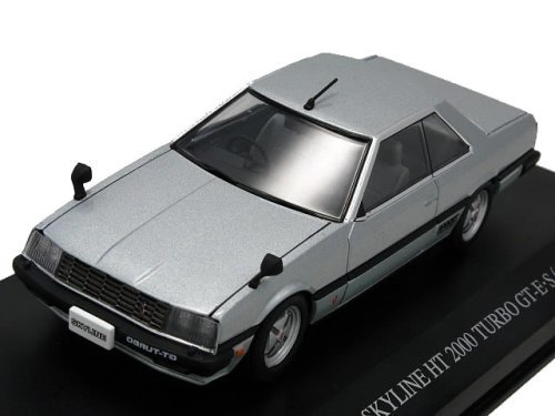 1/43 DISM Skyline HT 2000 TURBO GT-E S (KHR30) ['81] (Silver) (japan import) von Aoshima