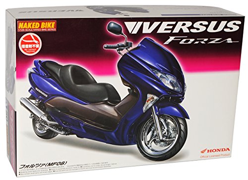 Aoshima Hon-da Versus Forza Roller Violett 048801 Kit Bausatz 1/12 Modell Motorrad Modell Auto von Aoshima