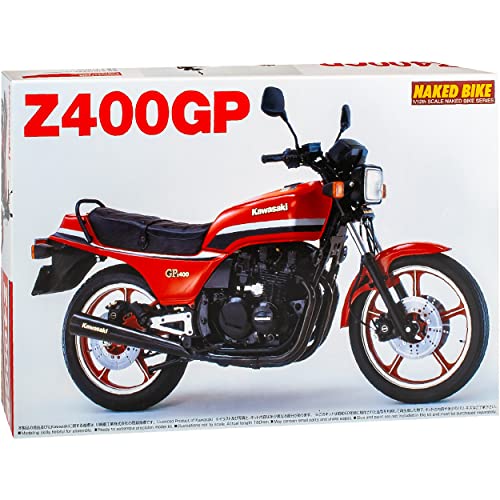 Aoshima Kawasaki Z400GP Rot 049150 Kit Bausatz 1/12 Modell Motorrad Modell Auto von Aoshima