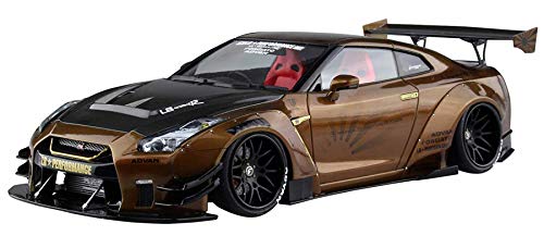 Aoshima Nissan GT-R R35 Type 2 Ver. 1 LB Works ADVAN 1:24 Model Kit Bausatz 055915 von Aoshima