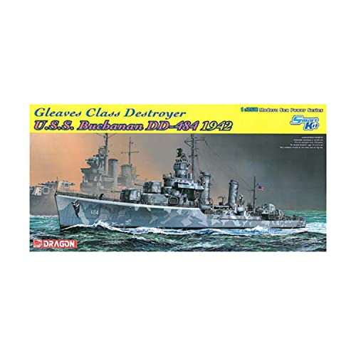 Dragon U.S.S. Buchanan DD-484 | Schiffbausatz 1:350#1021 von Aoshima