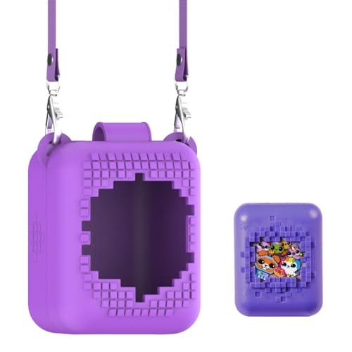 Aoyygg Silikonhülle für Bitzee Interactive Toy Digital Pet Game Machine Konsole, Schutzhülle Staub- und schmutzabweisender Hautschutz (Purple) von Aoyygg