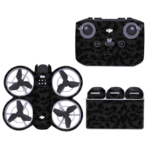 Neo-Drohne Skin Aufkleber,Wasserdichtes Abziehbild Dekorative Aufkleber Kit,Skin Aufkleber Abziehbild DIY-Zubehör für DJI Neo Drohne und Controller,Anti-Kratzer Schutzfolie für DJI Neo Zubehör (12) von Aoyygg