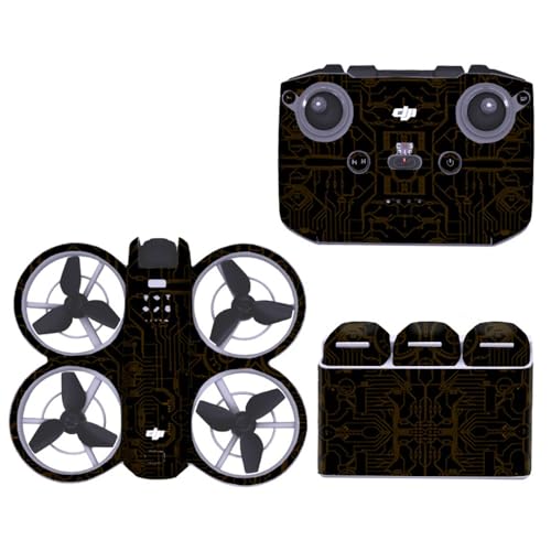 Neo-Drohne Skin Aufkleber,Wasserdichtes Abziehbild Dekorative Aufkleber Kit,Skin Aufkleber Abziehbild DIY-Zubehör für DJI Neo Drohne und Controller,Anti-Kratzer Schutzfolie für DJI Neo Zubehör (11) von Aoyygg