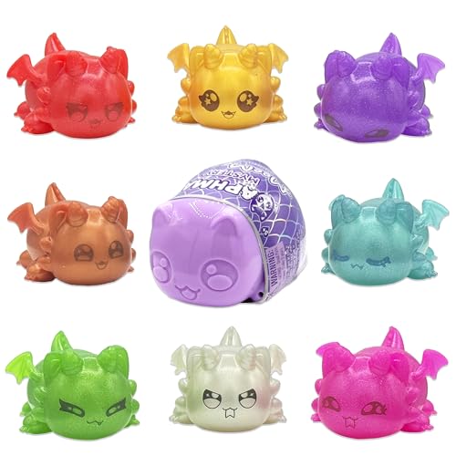 Aphmau MeeMeow Mystery Squishy Figuren; Serie 4 - Drachen, Blindbox, 1 von 8 möglichen Drachen MeeMeows, Offizieller Aphmau Merch Aphmau MeeMeow Mystery Squishy Figuren; Serie 4 - Drachen, Blindbox, 1 von 8 möglichen Drachen MeeMeows, Offizieller Aphmau Merch von Aphmau