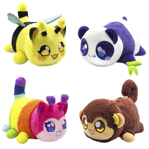 Aphmau 6751 27.9 cm Classic Plush Mystery Blind Box 1 of 4 Possible Safari MeeMeows Official Merch Styles May Vary Multicolor von Aphmau