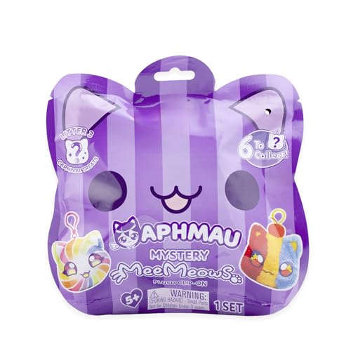 Aphmau MeeMeows Mystery Plush Clip-On Toys, Series 3 Ice Cream; Collectible Mini Plush, 1 of 6 Possible Characters, Ice Cream, Official Merch Aphmau MeeMeows Mystery Plush Clip-On Toys, Series 3 Ice Cream; Collectible Mini Plush, 1 of 6 Possible Characters, Ice Cream, Official Merch von Aphmau
