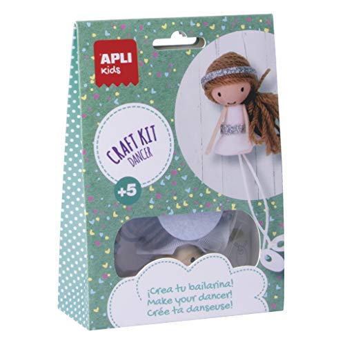 APLI Kids Create eigene Ballerina-Puppe Kit (Mehrfarbig), Verschieden von APLI Kids