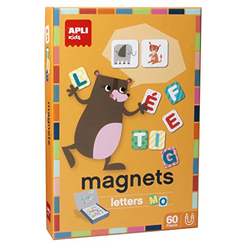 APLI Kids 16816 Letras Magnetspiel, Set, bunt, único von APLI Kids