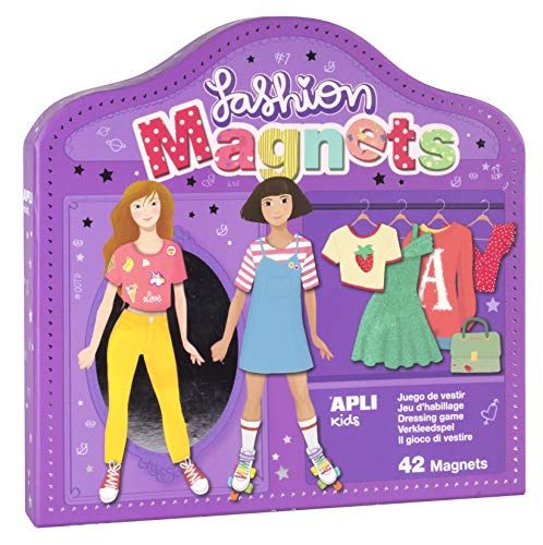 APLI Kids 17201 Fashion Tiere Magnetspiel, Spiel, bunt, M von APLI Kids