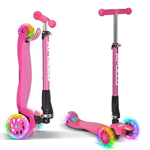 Apollo Fun-Scooter Kids Whiz LED Roller für Kinder ab 3 Jahren, Kinderroller, Kickboard, Tretroller von Apollo