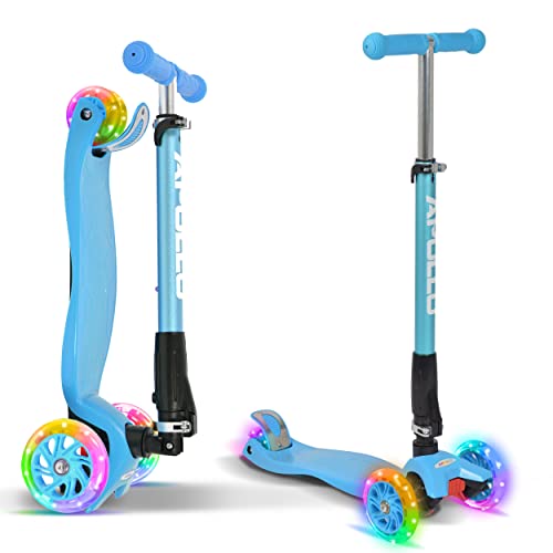 Apollo Fun-Scooter Kids Whiz LED Roller für Kinder ab 3 Jahren, Kinderroller, Kickboard, Tretroller von Apollo