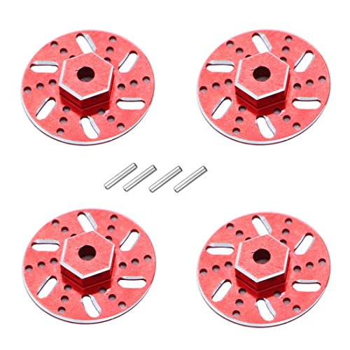 Aposous 4 StüCke Metall 9Mm Rad Hex Adapter Bremsscheibe für SG 1603 SG1603 SG1604 UD1601 UD1603 UD1604 1/16 RC Auto Upgrades Teile,1 von Aposous