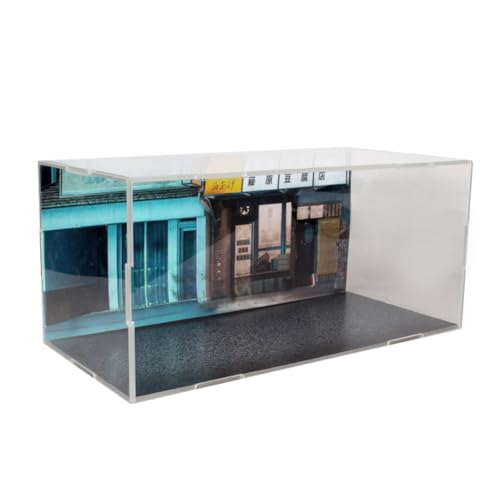 Aposous Für 1/18 LDRC RC Auto Modell Spielzeug Transparente Box Rad Staubdichte Lagerung Klare Vitrine DIY Teil Zubehör von Aposous