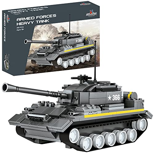 Apostrophe Games Schwerer Panzer Baustein Set - 360 Stücke von Apostrophe Games