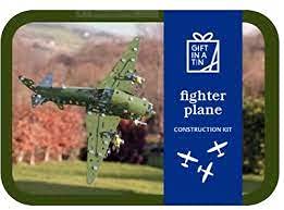 Apples to Pears Fighter Plane - Construction Kit - in A Tin by von Apples to Pears