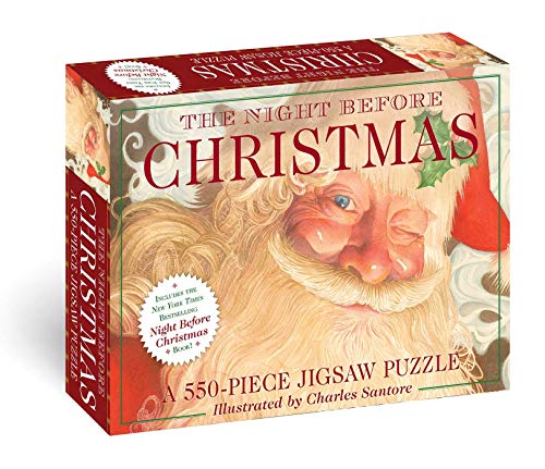 The Night Before Christmas: A 550-piece Family Jigsaw Puzzle Featuring The Night Before Christmas! von Applesauce Press