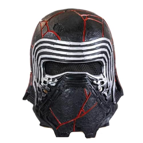 Applysu Kylo Ren Maske Deluxe Black Series Kylo Ren Helm Kostüm Halloween Maskerade Death Troopers Cosplay Requisiten von Applysu