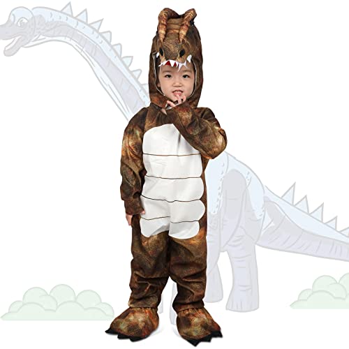 Jungen Dinosaurier Kostüm für Kinder, Jungen Mädchen Cosplay Kostüme Halloween Weihnachten, blauer Drachenkostüm Verkleidung, Kinder Dinosaurier Kostüm Overall Schwanz Flügel Outfits für Kinder von Applysu