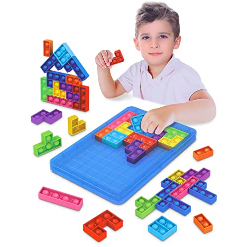 Geduldspiele für Kinder Spielzeug 3 4 5 6 7 Jahre, Lernspiele ab 4-10 Jahre Junge Mädchen IQ Puzzle Popit Antistress Spielzeug für 5 6 7 8 Jährige Kinder Erwachsene Geschenk Junge 4 5 6 Jahren Mädchen von Appoft