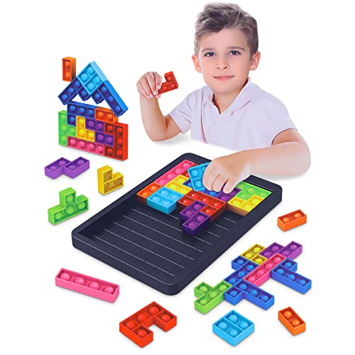 Spielzeug ab 4 5 6 7 8 Jährige Junge Mädchen, Kinderspielzeug ab 3 4 5 6 7 Jahre Jungen Sensorik Spielzeug IQ Puzzle Lernspiele ab 5-6-7-8 Jahren Geschenk 3-12 Jahre Mädchen Jungs Geburtstagsgeschenk von Appoft