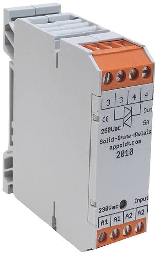 Appoldt SSR-230V/5A Halbleiterrelais Nennspannung: 230 V/AC Schaltstrom (max.): 5A 1St. von Appoldt