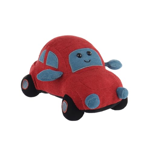 Apricot Lamb Auto Fahrzeug Plüschtiere für Kinder, weiche niedliche Kuscheltier für Baby Mädchen und Jungen, Flauschige Auto Rot 21 cm von Apricot Lamb