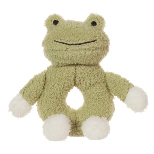 Apricot Lamb Baby Rassel Frosch,weicher Greifling Spielzeug,Baby Spielzeug,Geschenk zur geburt-15cm von Apricot Lamb