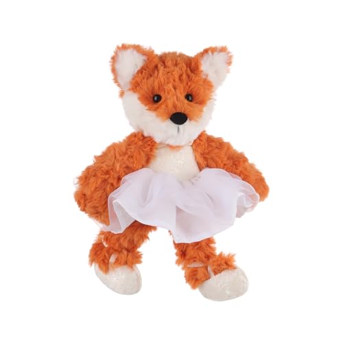 Apricot Lamb Ballett Fuchs Plüschtiere für Kinder, weiche niedliche Kuscheltier für Baby Mädchen und Jungen, Flauschige Ballett Fuchs Orange 17 cm von Apricot Lamb