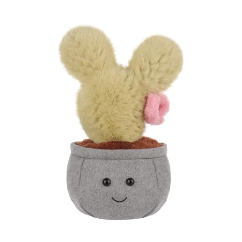 Apricot Lamb Cactus Pflanze Blume Plüschtiere für Kinder, weiche niedliche Kuscheltier für Baby Mädchen und Jungen, Flauschige Cactus Grün 24 cm von Apricot Lamb