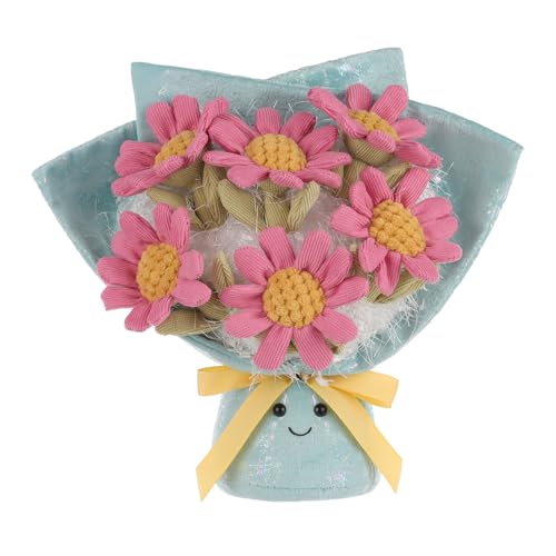 Apricot Lamb Calliopsis Bouquet Strauß Blume Plüschtiere für Kinder, weiche niedliche Kuscheltier für Baby Mädchen und Jungen, Flauschige Calliopsis BouquetRot 29 cm von Apricot Lamb