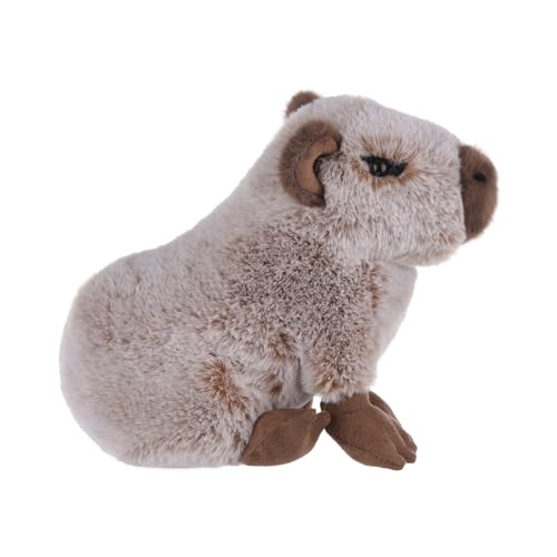 Apricot Lamb Capybara faul Plüschtiere für Kinder, weiche niedliche Kuscheltier für Baby Mädchen und Jungen, Flauschige Capybara Braun 18 cm von Apricot Lamb