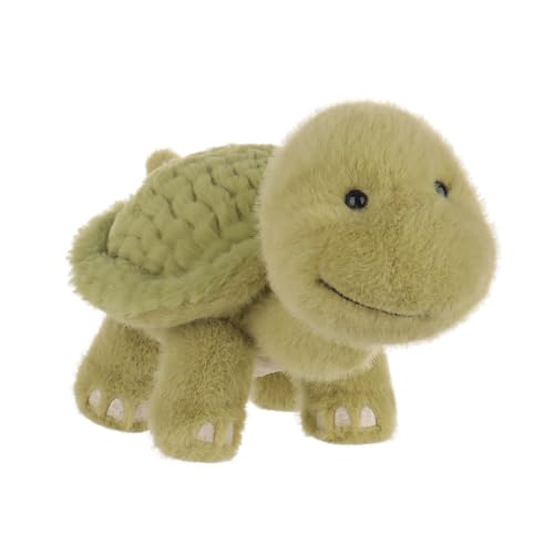 Apricot Lamb Charmante Schildkröte Dada Plüschtiere für Kinder, weiche niedliche Kuscheltier für Baby Mädchen und Jungen, Flauschige Charmante Schildkröte Grün 24 cm von Apricot Lamb