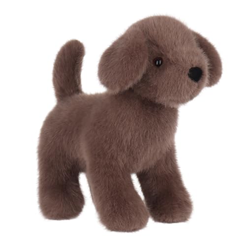 Apricot Lamb –Charming Labrador-Brown-Dog Puppy- Plüsch Spielzeug Plüschtier für Mädchen, Jungen & Babys – Flauschiger Stofftier zum Spielen – Gemütliches Schmusetier – Plüsch gelb-braun von Apricot Lamb